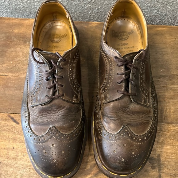 Dr. Martens Other - Dr Martens Brown Men’s Vintage Wing tip Oxford  size 10